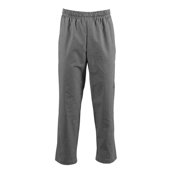 Chef Works Unisex Kochhose Easyfit schwarz weiß kleinkariert XS, Bild 6