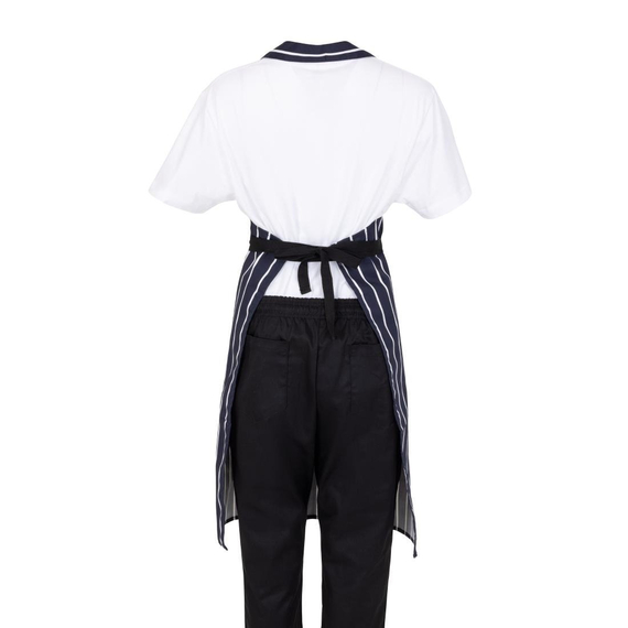 Whites Latzschürze marineblau gestreift, Bild 5