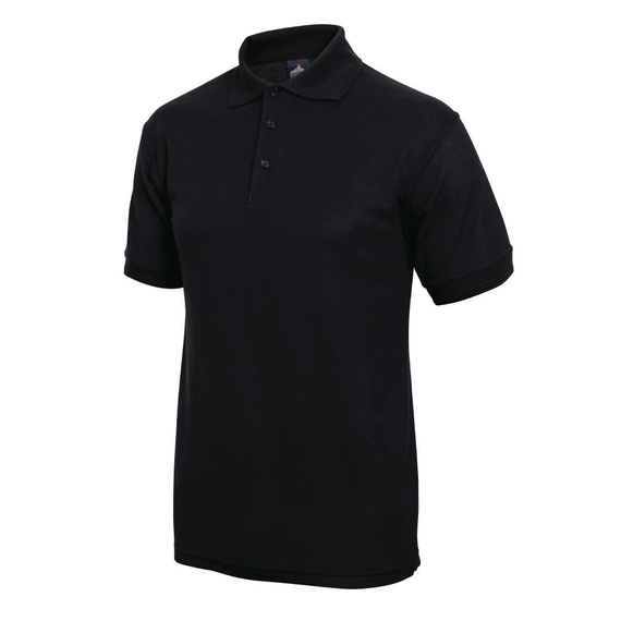 Unisex Poloshirt schwarz M, Bild 9