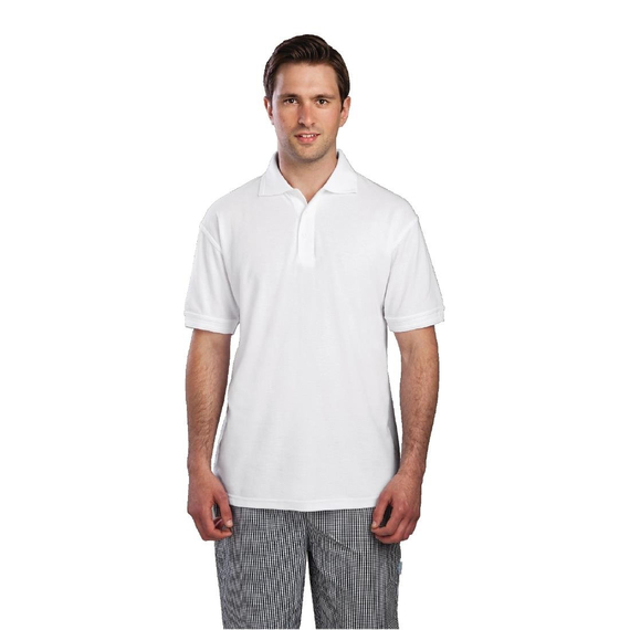 Unisex Poloshirt weiß S, Bild 9