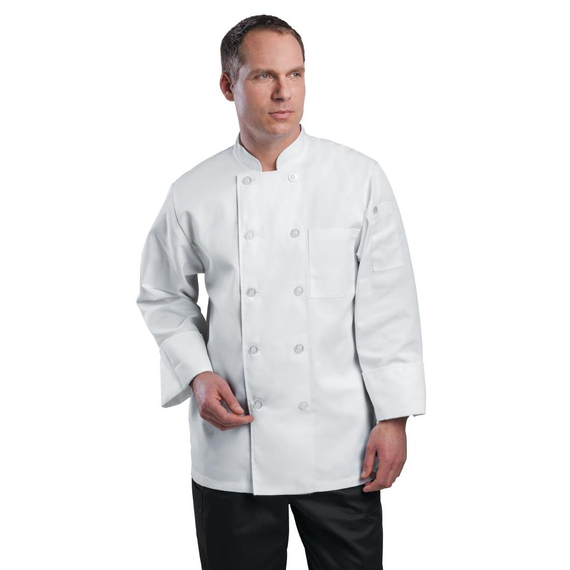 Chef Works Unisex Le Mans Chefs Jacke Weiß M, Bild 10