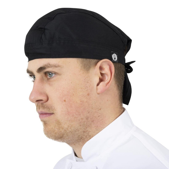 Chef Works Headwrap Schwarz, Bild 6