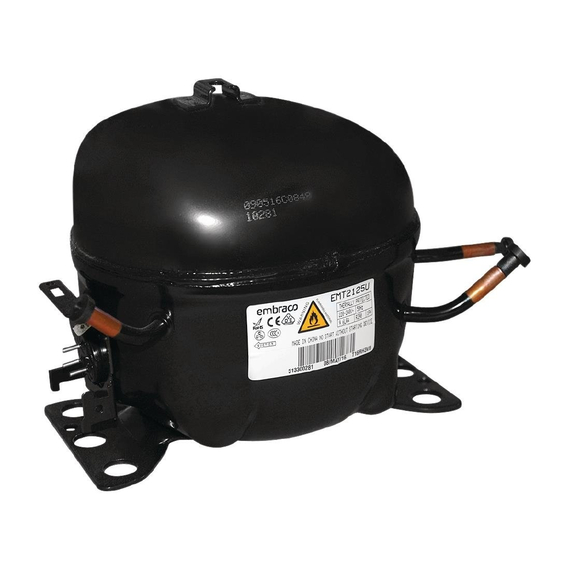 Polar Kompressor (R290 EMT2125U) Ersatzteil Passt für CC663 CD984 CW195 DA995 DA997 G594 GD879 GD881 GD882 GD883 U634