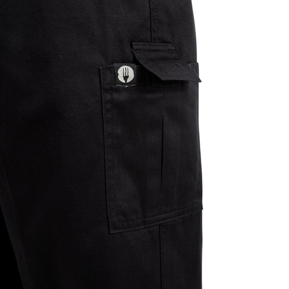 Chef Works Unisex Classic Fit Cargo Chefs Trousers Schwarz M, Bild 4