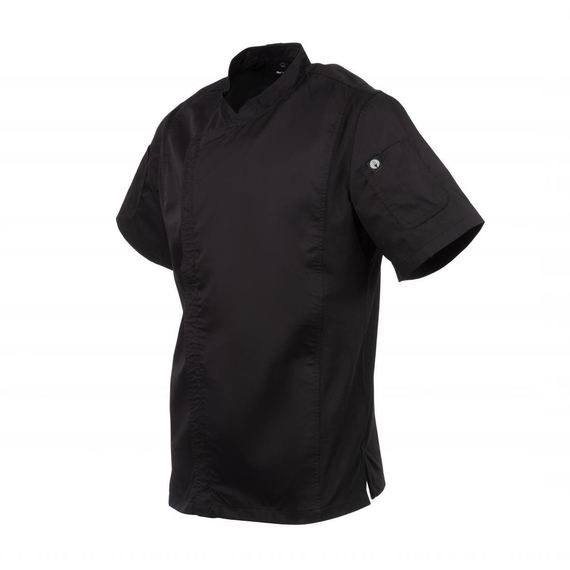 Chef Works Springfield Zipper Mens Chefs Jacket Schwarz M, Bild 4