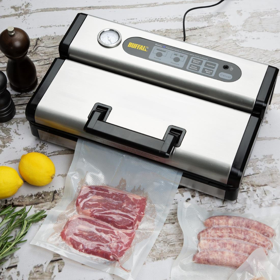 Vogue Kompostierbare Geprägte Vakuumbeutel 200x300mm (50 Stück), Bild 7