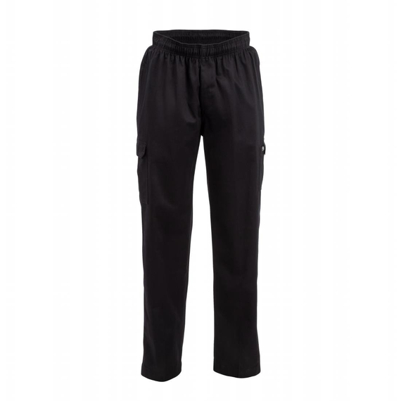 Chef Works Unisex Classic Fit Cargo Chefs Hose Schwarz 2XL