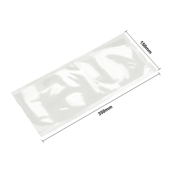 Vogue kompostierbare Kammer-Vakuumverpackungsbeutel 150x350mm (100 Stück), Bild 4