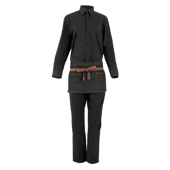 Chef Works Urban Memphis Taillenschürze Schwarz