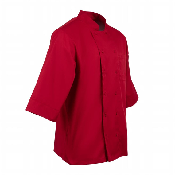 Chefkoch Unisex Jacke Rot L, Bild 2