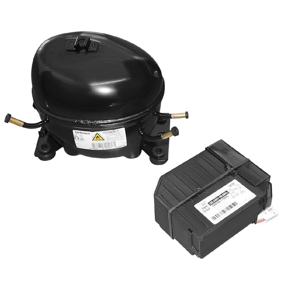 Polar Kompressor (R600a VEMX9C) Ersatzteil Passt zu GH337