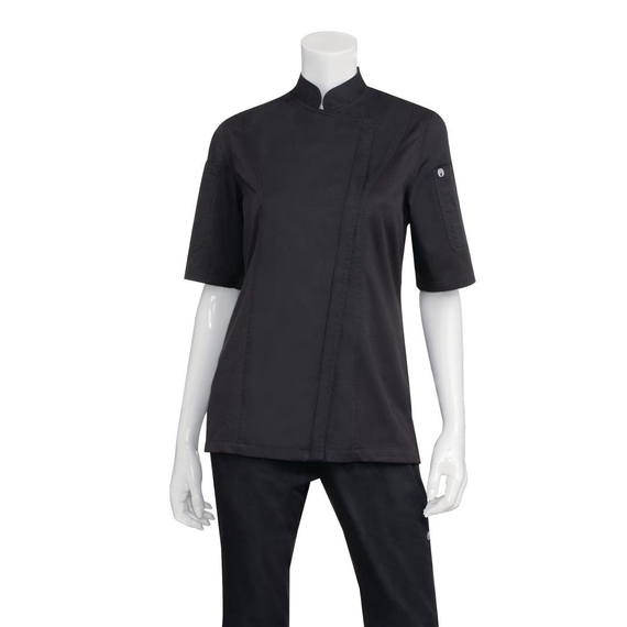 Chef Works Damen Springfield Zip Chefs Jacke Schwarz XL, Bild 2