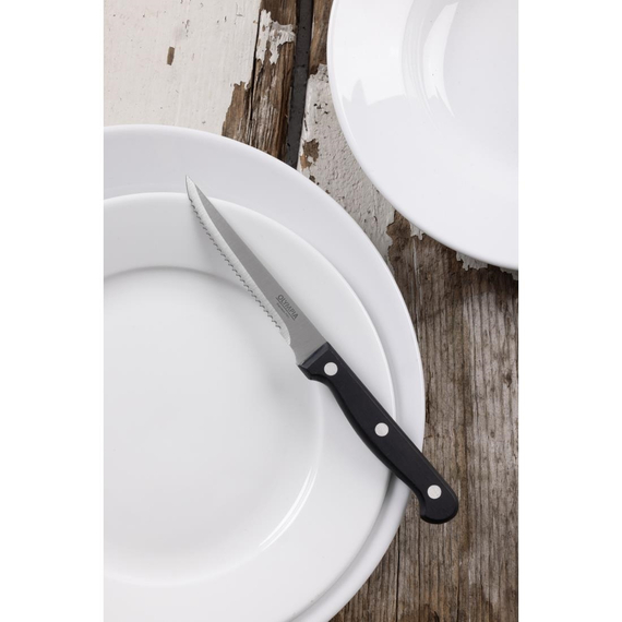 Olympia Steakmesser mit schwarzem Griff 21,5cm (12 Stück), Bild 6