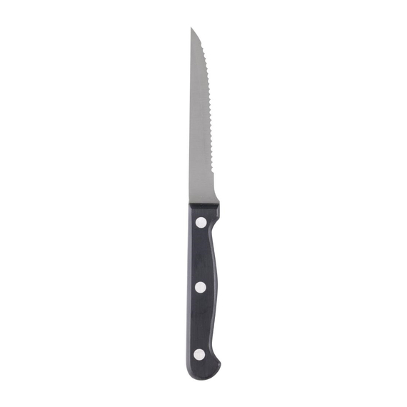 Olympia Steakmesser mit schwarzem Griff 21,5cm (12 Stück), Bild 4