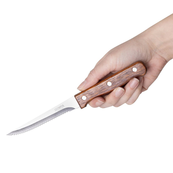 Olympia Steakmesser mit Holzgriff 11,5cm (12 Stück), Bild 6