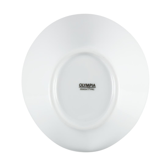 Olympia Whiteware ovale schräge Schüsseln 13,3 x 15,4cm (4 Stück), Bild 5