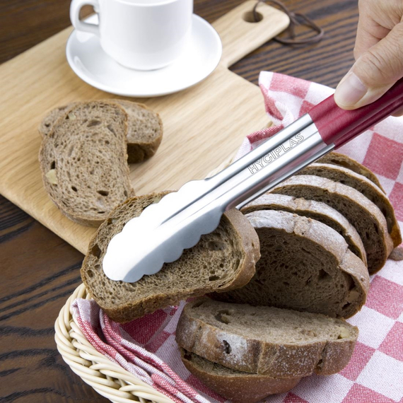 Hygiplas Servierzange mit Farbkodierung rot, Bild 4