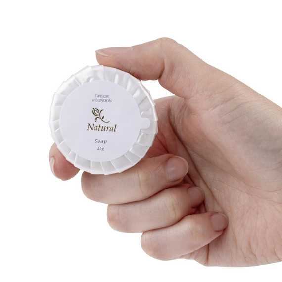 Hotelkomplementär Taylor of London Natural Range Faltseife (100 Stück), Bild 6