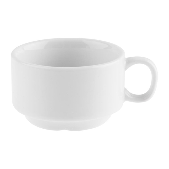 Olympia Whiteware stapelbare Espressotassen 85ml 3oz (12 Stück), Bild 2