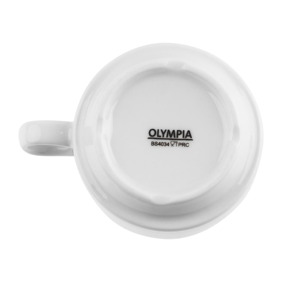 Olympia Whiteware stapelbare Espressotassen 85ml 3oz (12 Stück), Bild 6