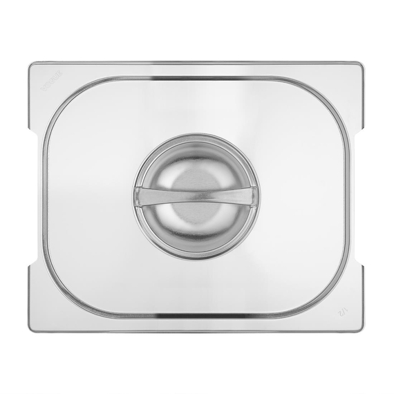 Vogue Edelstahl GN1/2 Deckel für GN-Behälter mit Griffen, Bild 2