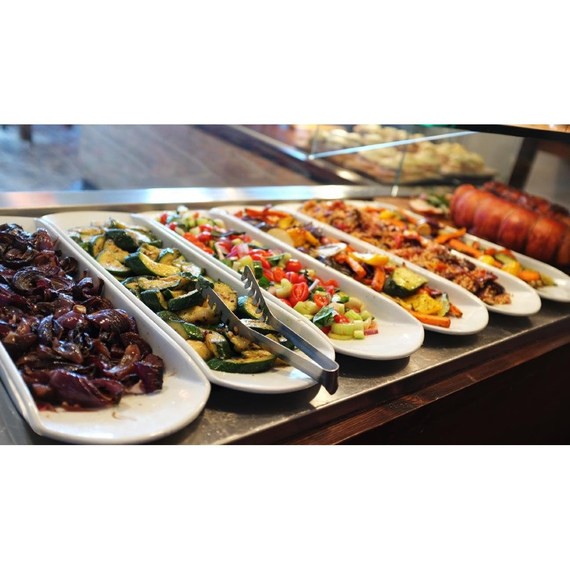 Olympia Whiteware reckteckige Snackschale 56cm