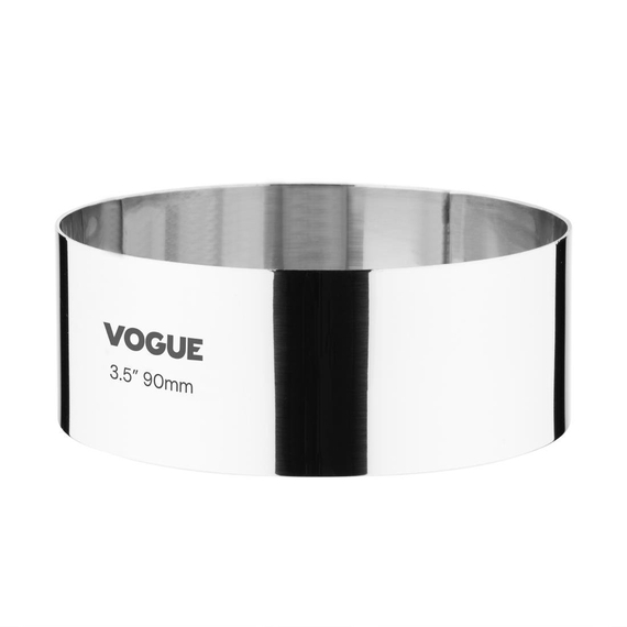 Vogue Moussering Edelstahl 3,5 x 9cm, Bild 6