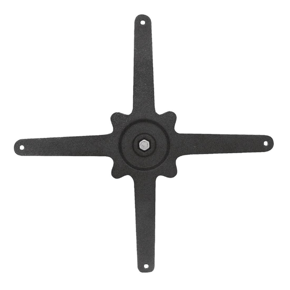Bolero quadratischer Tischfuß mit Stufen Gusseisen 72cm hoch, Bild 7