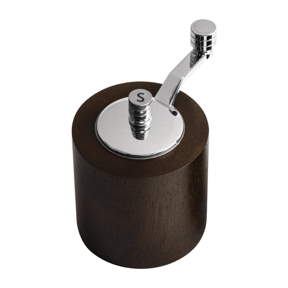 Olympia Salz- und Pfeffermühlenset dunkles Holz 8cm, Bild 4