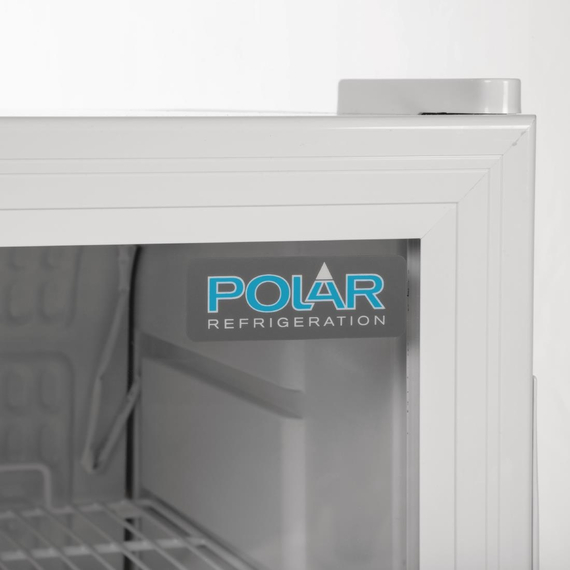 Polar C-Serie Kühlschrank mit Glastür zur Hälfte Weiß, Bild 9