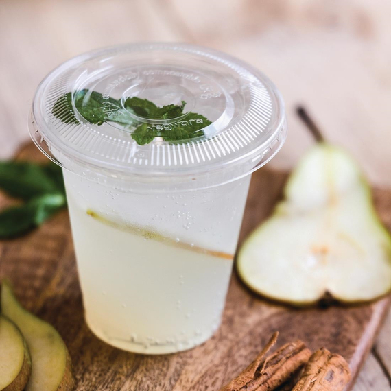 Vegware-Deckel für kompostierbare Softdrinkbecher der Serie 96 (1000 Stück), Bild 2