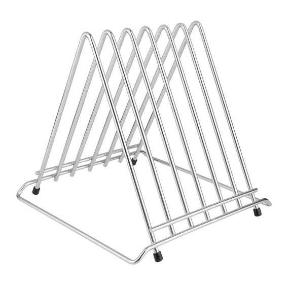 Hygiplas dickes Schneidebretter Set mit geringer Dichte inklusive Ständer, Bild 2