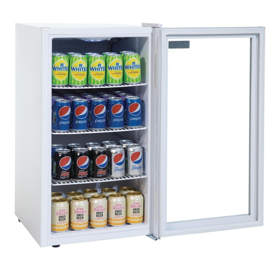Polar C-Serie Kühlschrank mit Glastür zur Hälfte Weiß, Bild 2
