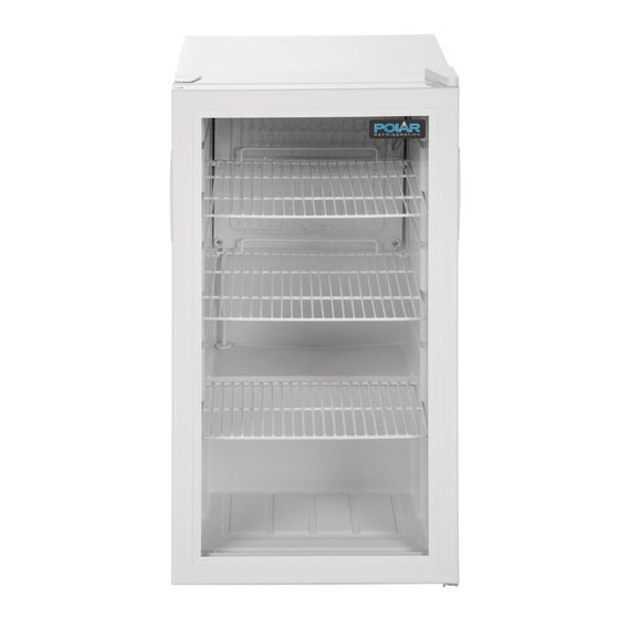 Polar C-Serie Kühlschrank mit Glastür zur Hälfte Weiß, Bild 7