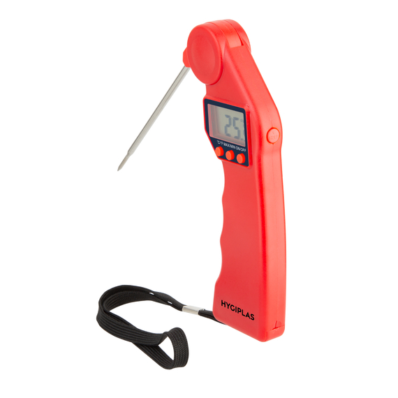 Hygiplas Easytemp Farbcodiertes rotes Thermometer, Bild 2