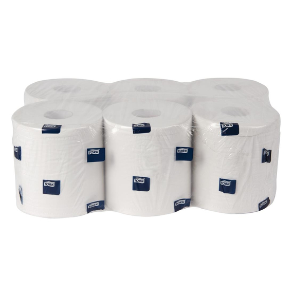 Tork Handtuchrollen für Innenabrollung weiß 2-lagig - 6 Stück, Bild 2