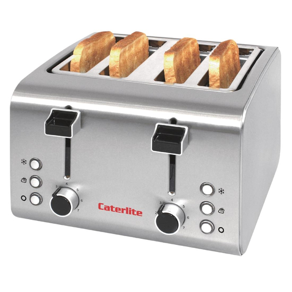 Caterlite 4-Schlitz Toaster Edelstahl, Bild 5