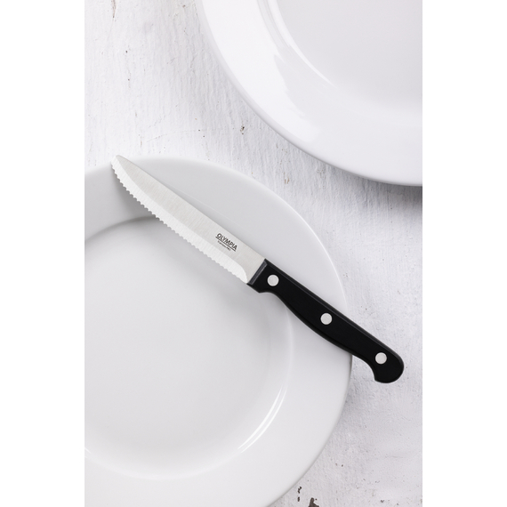 Olympia Gerundete Steakmesser Schwarz (12 Stück), Bild 8