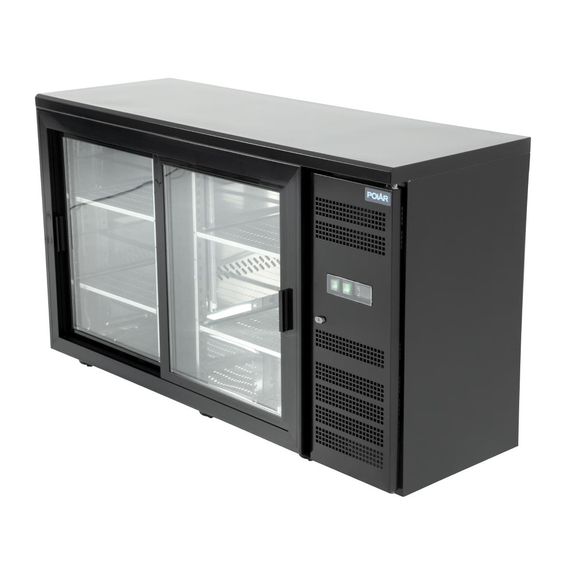 Polar Serie U 2-türiger Barkühlschrank 350L, Bild 3