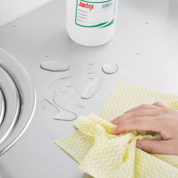 Jantex nicht gewobene Tücher gelb - 100 Stück, Bild 5