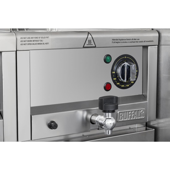Buffalo 600 Series Einzeltank-Elektrofritteuse 8Ltr, Bild 7