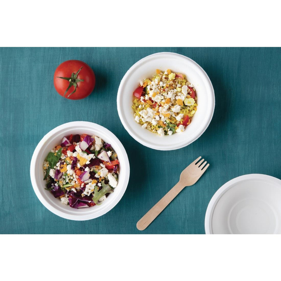 Fiesta Kompostierbare Bagasse-Schalen Rund 285ml (50 Stück), Bild 2