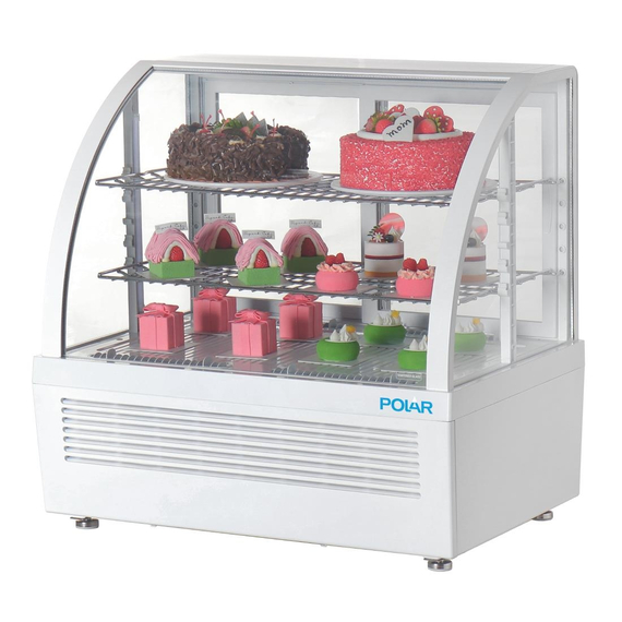 Polar C-Serie Theken-Display-Kühlschrank Weiß 100Ltr, Bild 5
