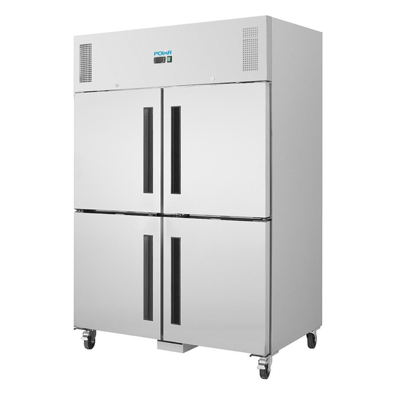 Polar Serie G Gefrierschrank Edelstahl mit geteilten Türen 1200L, Bild 5