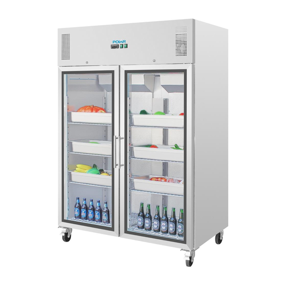 Polar Serie G Gastro Kühlvitrine 2-türig 1200L, Bild 6