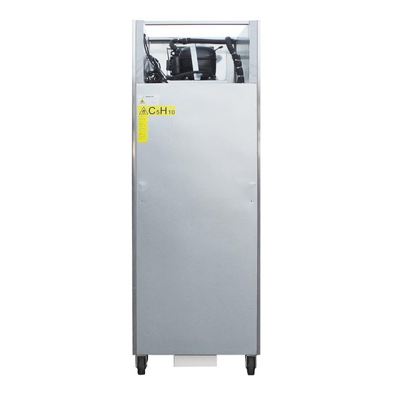 Polar Serie G Gefrierschrank Edelstahl mit 2 Türen 600L, Bild 6