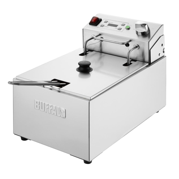 Buffalo Einzel-Elektrofritteuse mit Timer 5Ltr, Bild 3