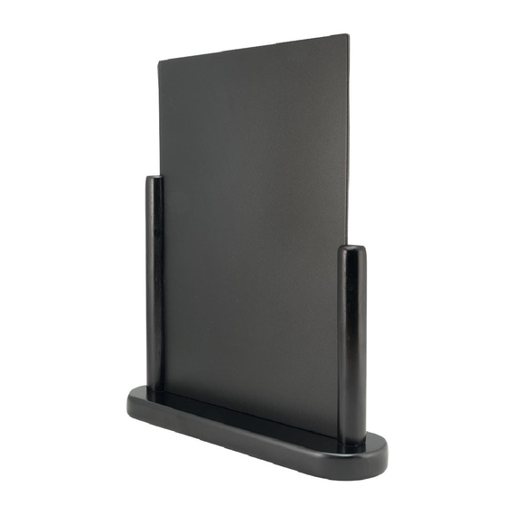 Securit Elegante große Tischkreidetafel Holz mit schwarzer Lackierung, Bild 5