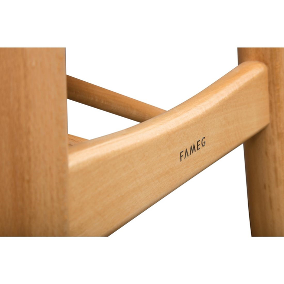Fameg Cowhorn Beistellstuhl aus Buche (2 Stück), Bild 3
