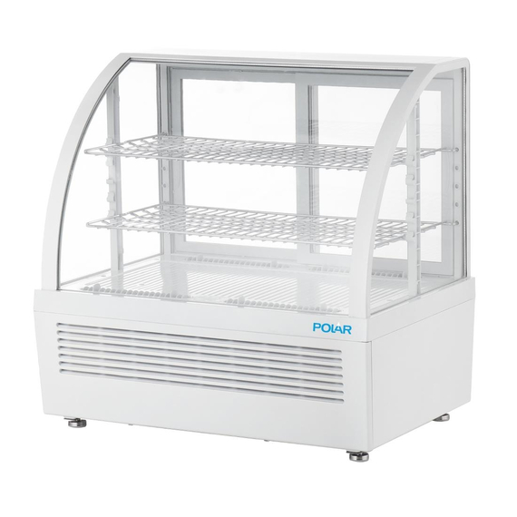 Polar C-Serie Theken-Display-Kühlschrank Weiß 100Ltr, Bild 2